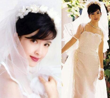 女星穿婚纱,赵雅芝惊艳时光,王祖贤美出天际